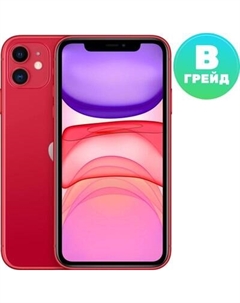 Смартфон восстановленный iPhone 11 64GB Flip Грейд B (красный) Apple