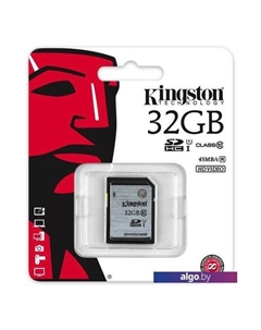 Карта памяти SDHC (Class 10) 32GB (SD10VG2/32GB) Kingston