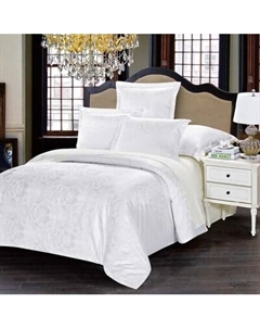 Комплект постельного белья Alleri Сатин Jacquard Premium 2сп с европростыней / СЖ-088