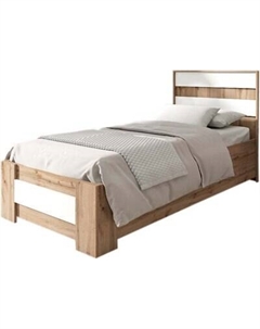 Односпальная кровать Ивдель 90x200 / ECO.001.00069.90-200.376WML/101SE-2 Ecowood