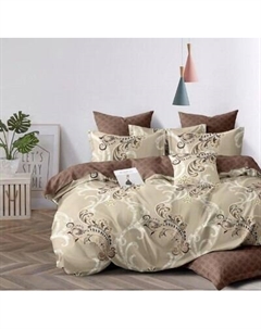 Комплект постельного белья Alleri Перкаль Elite 2сп с европростыней / Пер-159