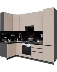 Кухонный гарнитур ВерсоМебель Эко Премиум 1.2x2.7 левая Версомебель
