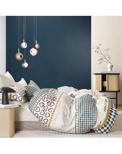 Комплект постельного белья Alleri Сатин Creative 1.5сп / СК-222