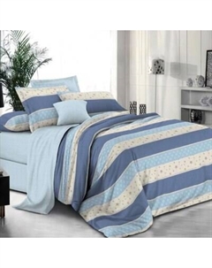 Комплект постельного белья Alleri Поплин Luxe 2сп с европростыней / П-367