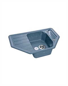 Мойка GRANFEST мрамор GF-C-800E графит, 80х50 см с сифоном Granfest