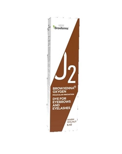 Краска для бровей и ресниц профессиональная эффект татуажа Oxygen J2 Browxenna