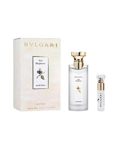 Набор Eau Parfumee au The Blanc: Одеколон + Миниатюра Bvlgari