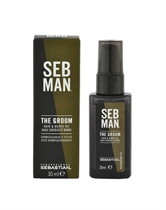 Ухаживающее масло для волос и бороды Seb Man The Groom 30 Sebastian professional