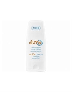 Солнцезащитный крем с с витамином С SPF 50+ 50 Ziaja