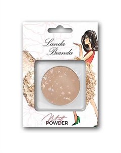 Компактная матовая пудра (в блистере) Landa branda