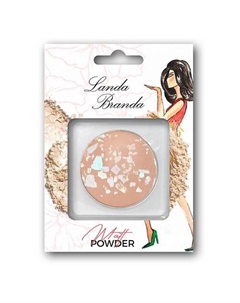 Компактная матовая пудра (в блистере) Landa branda