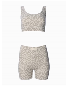 Костюм женский (шорты и топ) : Leo размер 44, бежевый Mist