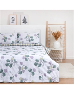 Постельное бельё 1,5сп "Plum" 143х215см, 150х225см, 50х70см-2шт, 100% хлопок, сатин, 125г/м² Lovelife