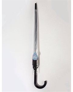 Зонт - трость полуавтоматический «Кант», 8 спиц, R=43/60 см, d=86 см, чёрный, прозрачный Qf