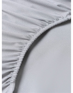 Простыня на резинке 1.5-спальная, 160×200+25 см, серая, жатка Lovelife