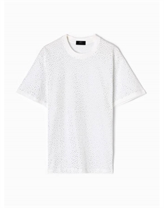 Футболка со стразами женская, белая, размер M Mist