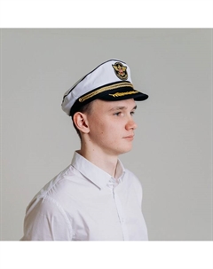 Фуражка морская «Служу России», взрослая, р-р. 60 Страна карнавалия