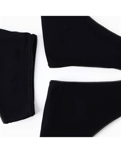 Набор женских трусов бразилиана (3 шт.), цвет черный, размер 46 (M) Mark formelle