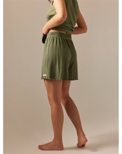 Шорты домашние женские SL HOME Soft Home, размер S, оливковые Sima-land home