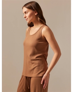 Майка домашняя женская SL HOME Soft Home, размер XL, кофейная Sima-land home