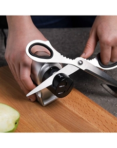 Ножеточка Luazon LTE-01, электрическая, для ножей/ножниц/отвёрток, 220 В, серая Luazon home