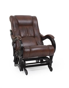 Кресло качалка глайдер dundi коричневый 69x98x100 см Комфорт