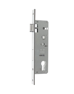 Замок врезной, узкопрофильный, без ручек, Backset 35 мм, под ц/м, м/о 85 мм Lockland