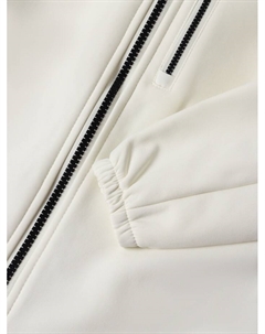 Комбинезон демисезонный для девочек из Softshell на флисе, непромокаемый, светло-серый, рост 104 см Minaku