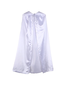 Карнавальный плащ детский, атлас, цвет белый, длина 100 см Страна карнавалия