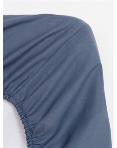 Простыня на резинке 1.5-спальная «», 160×200+25 см, синяя, бязь Этель