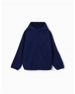 Ветровка демисезонная для мальчиков из Softshell на флисе, непромокаемая, тёмно-синяя, рост 92 см Minaku