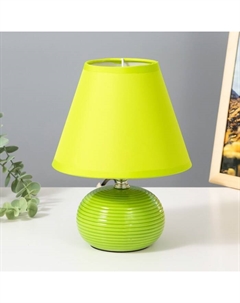 Настольная лампа "Саленто" Е27 40Вт зеленый 17х17х23 см Risalux