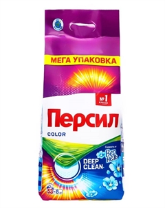Стиральный порошок Color "Свежесть от Вернель" для цветного белья, 8 кг Persil
