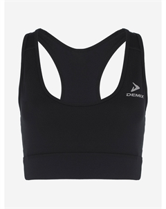Бюстгальтер спортивный женский, Черный Demix