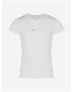 Футболка спортивная для девочек, Белый Fila