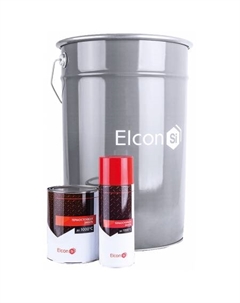 Эмаль Термостойкая 1000°C (черный, 0.8 кг) Elcon