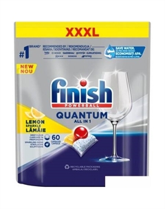Капсулы для посудомоечной машины Powerball Quantum All in 1 Lemon (60 шт) Finish