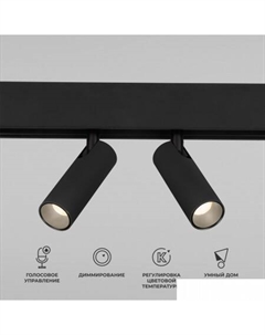 Точечный светильник Slim Magnetic Dim Dual 85056/01 (черный) Elektrostandard