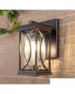 Уличный настенный светильник Spica D GL 1026D (черное золото) Elektrostandard