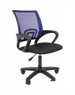 Офисное кресло 696 LT (черный/синий) Chairman