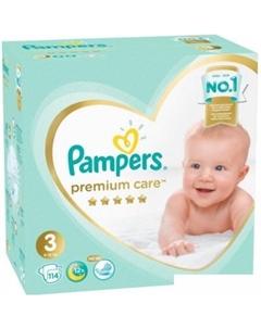 Подгузники Premium Care 3 (114 шт) Pampers