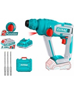 Перфоратор TRHLI201681 (с 1-им АКБ, кейс) Total