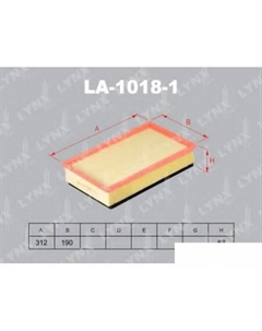 Воздушный фильтр LA10181 Lynxauto