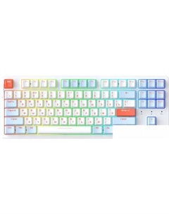 Клавиатура A87X ( Blue Sky V3, белый/синий) Dareu