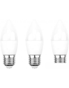 Светодиодная лампочка CN 9.5 Вт E27 903 Лм 2700 K теплый свет 604-025-3 (3 шт) Rexant