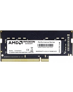 Оперативная память Radeon 16GB DDR4 SODIMM PC4-25600 R9416G3206S2S-UO Amd