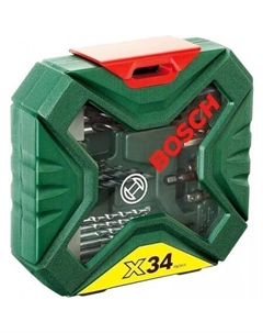 Набор торцевых головок и бит X-Line Classic 2607010608 34 предмета Bosch