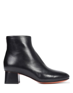 Ботильоны кожаные Santoni