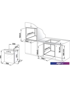 Электрический духовой шкаф 602-02 В Gefest