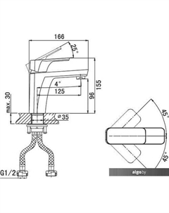 Смеситель DA1432101 D&k